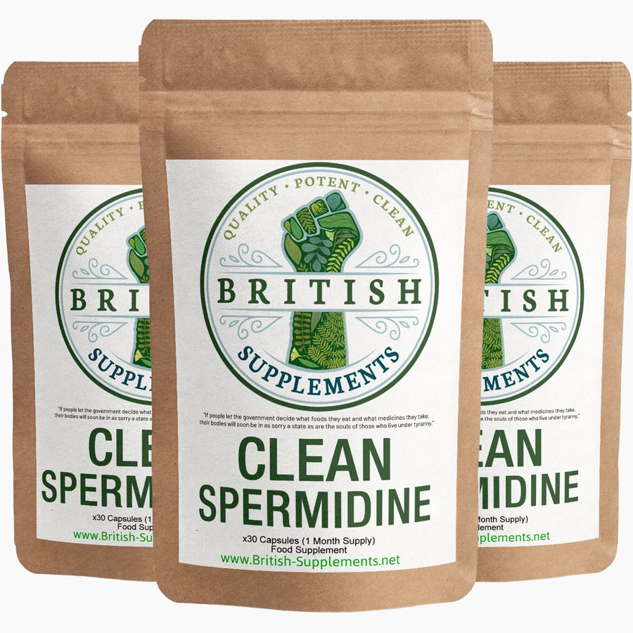 Clean Genuine Spermidine Supplement - British Supplements