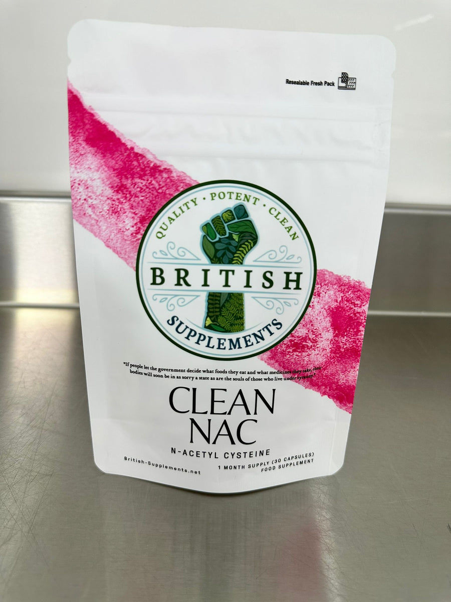 Clean NAC 747mg + Uptake Blend - British Supplements