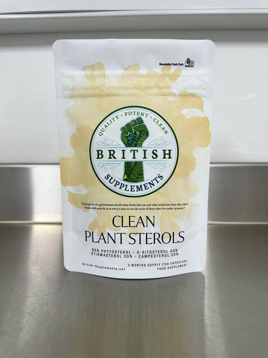 Clean plant sterols Supplement 95% Phytosterol – British Supplements