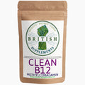 Clean B12 (Methylcobalamin 1,300ug) - British Supplements
