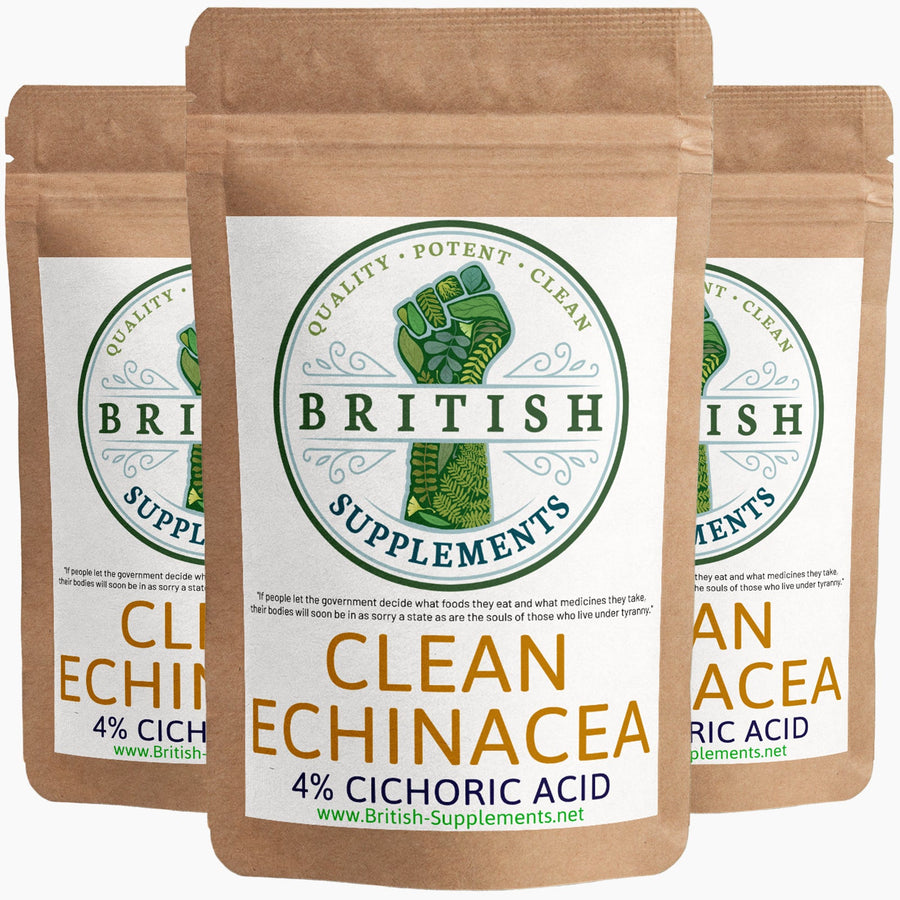 Clean Genuine Echinacea Extract + Uptake Blend - British Supplements