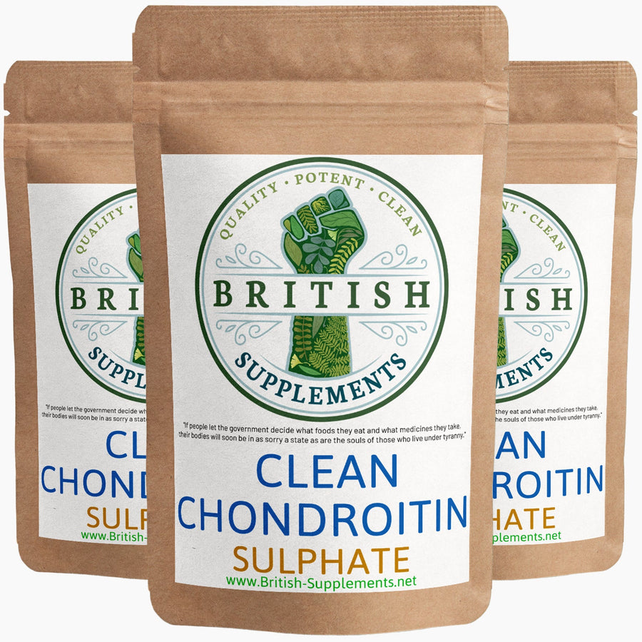 Clean Genuine Strong Chondroitin Sulphate 1,038mg - British Supplements