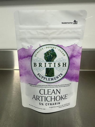 Clean Artichoke (35mg Cynarin) - British Supplements
