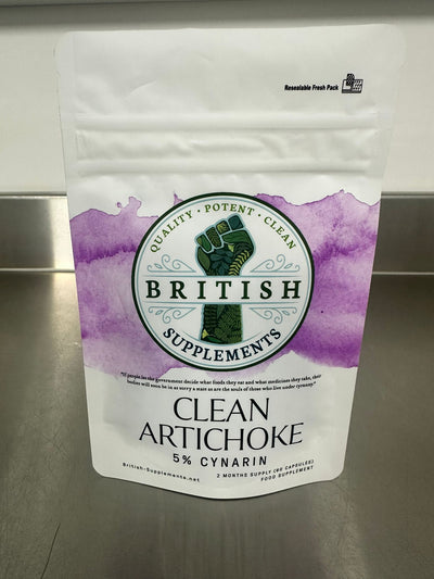 Clean Artichoke (35mg Cynarin) - British Supplements