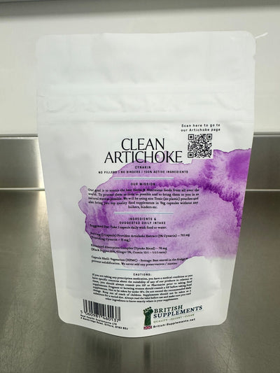 Clean Artichoke (35mg Cynarin) - British Supplements