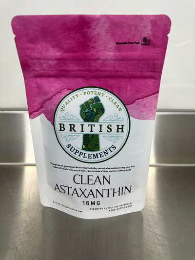 Clean Astaxanthin - British Supplements