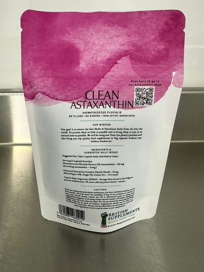 Clean Astaxanthin - British Supplements