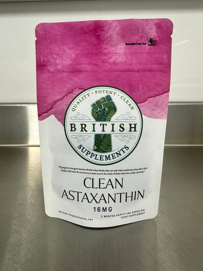 Clean Astaxanthin - British Supplements