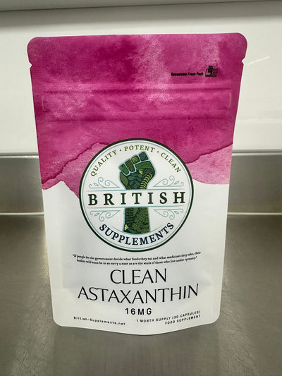 Clean Astaxanthin - British Supplements
