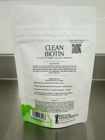 Clean Biotin - British Supplements