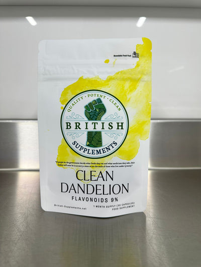 Clean Dandelion (9% Flavonoids) - British Supplements