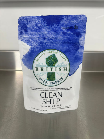 Clean Genuine 5 - HTP 241.2mg + Uptake Blend - British Supplements