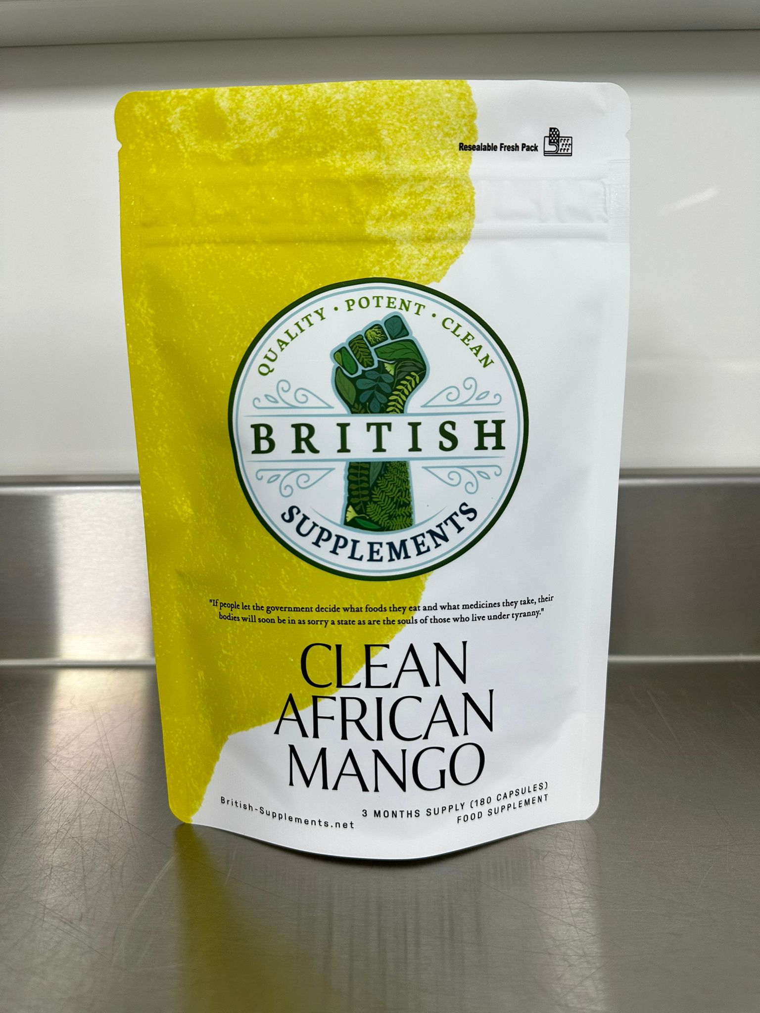 Clean Genuine African Mango Seed Extract 12,660mg – British Supplements