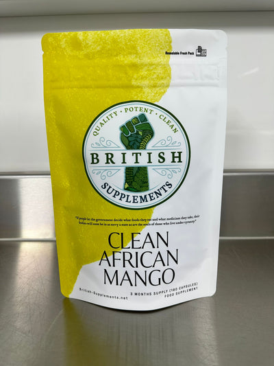 Clean Genuine African Mango Seed Extract 12,660mg - British Supplements