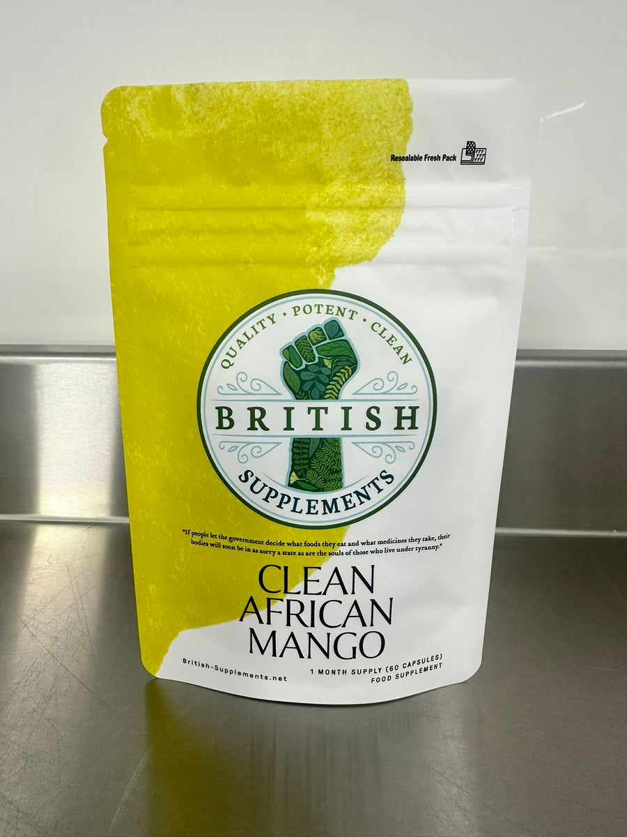 Clean Genuine African Mango Seed Extract 12,660mg - British Supplements