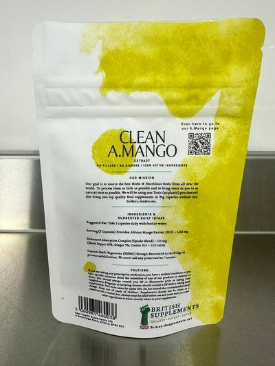 Clean Genuine African Mango Seed Extract 12,660mg - British Supplements