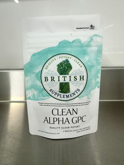 Clean Genuine Alpha GPC + Uptake Blend Very Rare - British Supplements