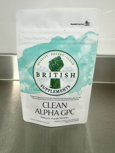 Clean Genuine Alpha GPC + Uptake Blend Very Rare - British Supplements
