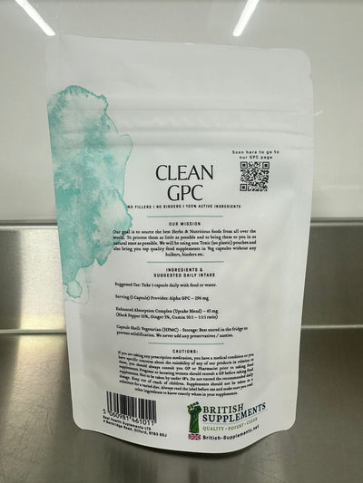 Clean Genuine Alpha GPC + Uptake Blend Very Rare - British Supplements