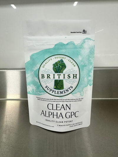 Clean Genuine Alpha GPC + Uptake Blend Very Rare - British Supplements