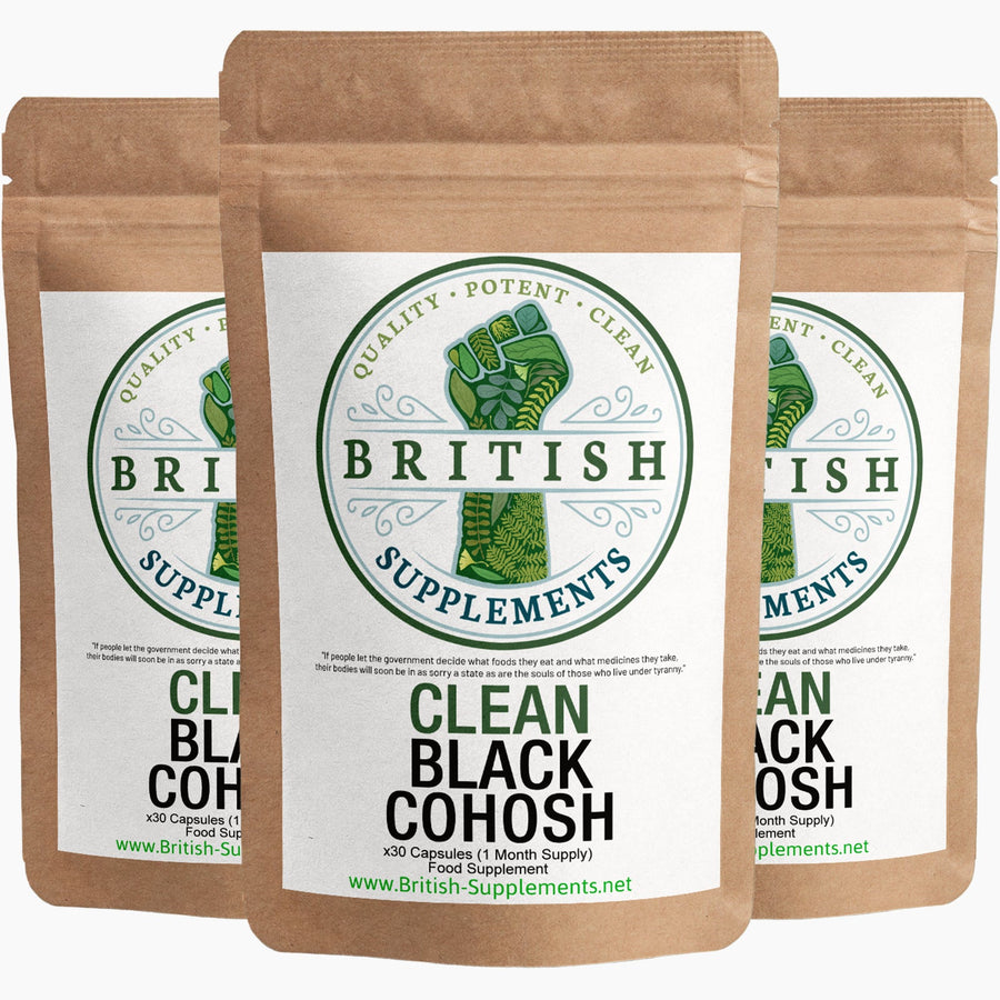 Clean Genuine Black Cohosh Supplement - British Supplements