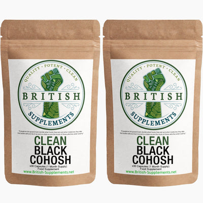 Clean Genuine Black Cohosh Supplement - British Supplements