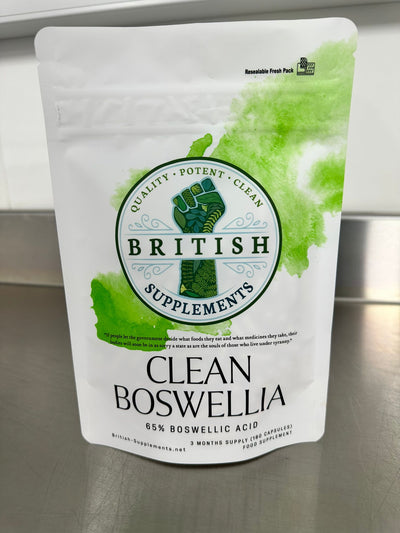 Clean Genuine Boswellia Extract + Uptake Blend - British Supplements