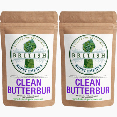 Clean Genuine Butterbur Supplement - British Supplements