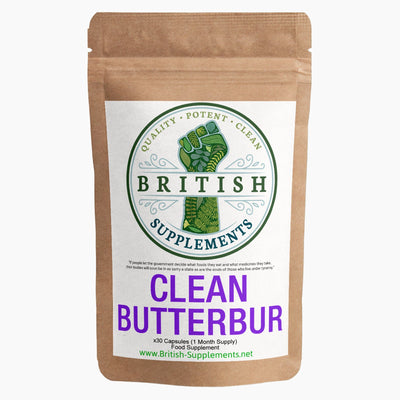 Clean Genuine Butterbur Supplement - British Supplements