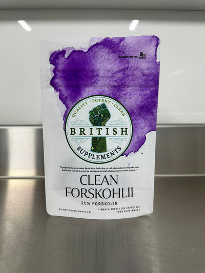 Clean Genuine Coleus Forskohlii 8,425mg + Uptake Blend - British Supplements