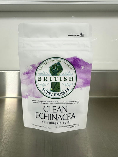 Clean Genuine Echinacea Extract + Uptake Blend - British Supplements