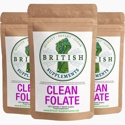 Clean Genuine folate Supplement - British Supplements