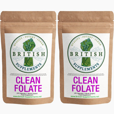 Clean Genuine folate Supplement - British Supplements