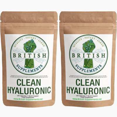 Clean Genuine Hyalurnoic Acid Supplement - British Supplements