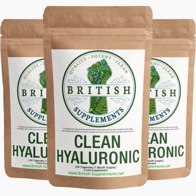 Clean Genuine Hyalurnoic Acid Supplement - British Supplements