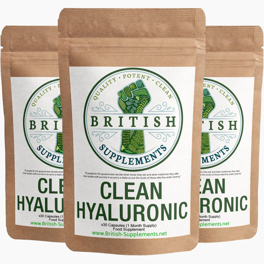 Clean Genuine Hyalurnoic Acid Supplement - British Supplements