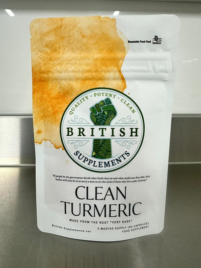 Clean Genuine Indian Turmeric Extract + Uptake Blend - British Supplements