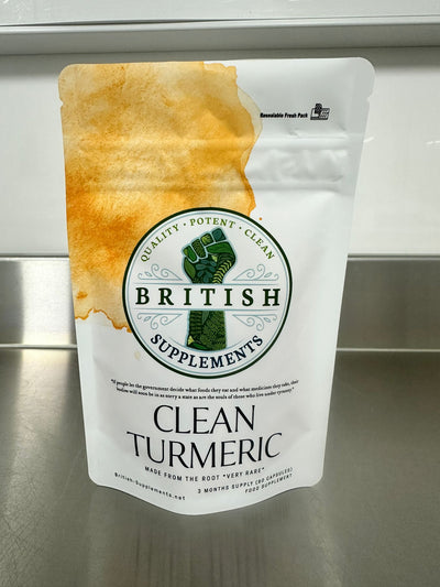 Clean Genuine Indian Turmeric Extract + Uptake Blend - British Supplements