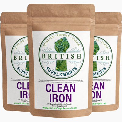 Clean Genuine Iron Supplement - British Supplements