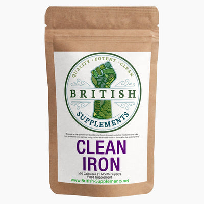Clean Genuine Iron Supplement - British Supplements