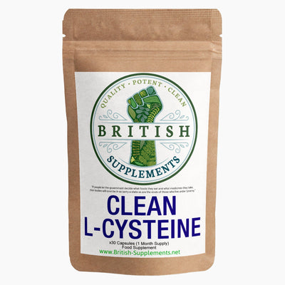 Clean Genuine L - Cysteine Supplement - British Supplements