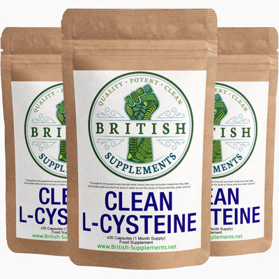 Clean Genuine L - Cysteine Supplement - British Supplements