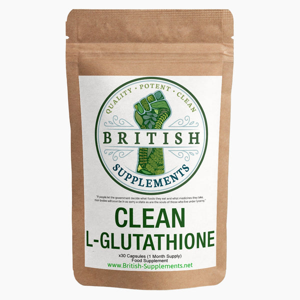Clean Genuine L-Glutathione Supplement British Supplements Clean Genuine L-Glutathione Supplement British Supplements