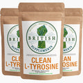 Clean Genuine L - Tyrosine Supplement - British Supplements