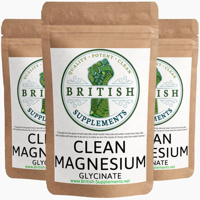 Clean Genuine Magnesium Glycinate - British Supplements