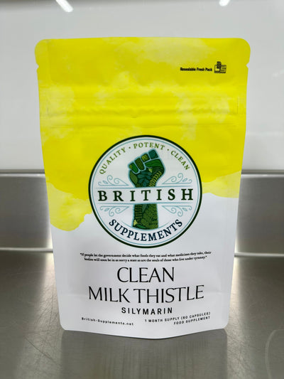 Clean Genuine Milk Thistle Extract + Uptake Blend - British Supplements