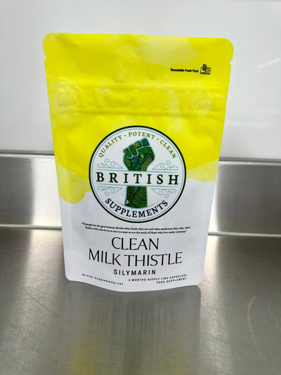 Clean Genuine Milk Thistle Extract + Uptake Blend - British Supplements
