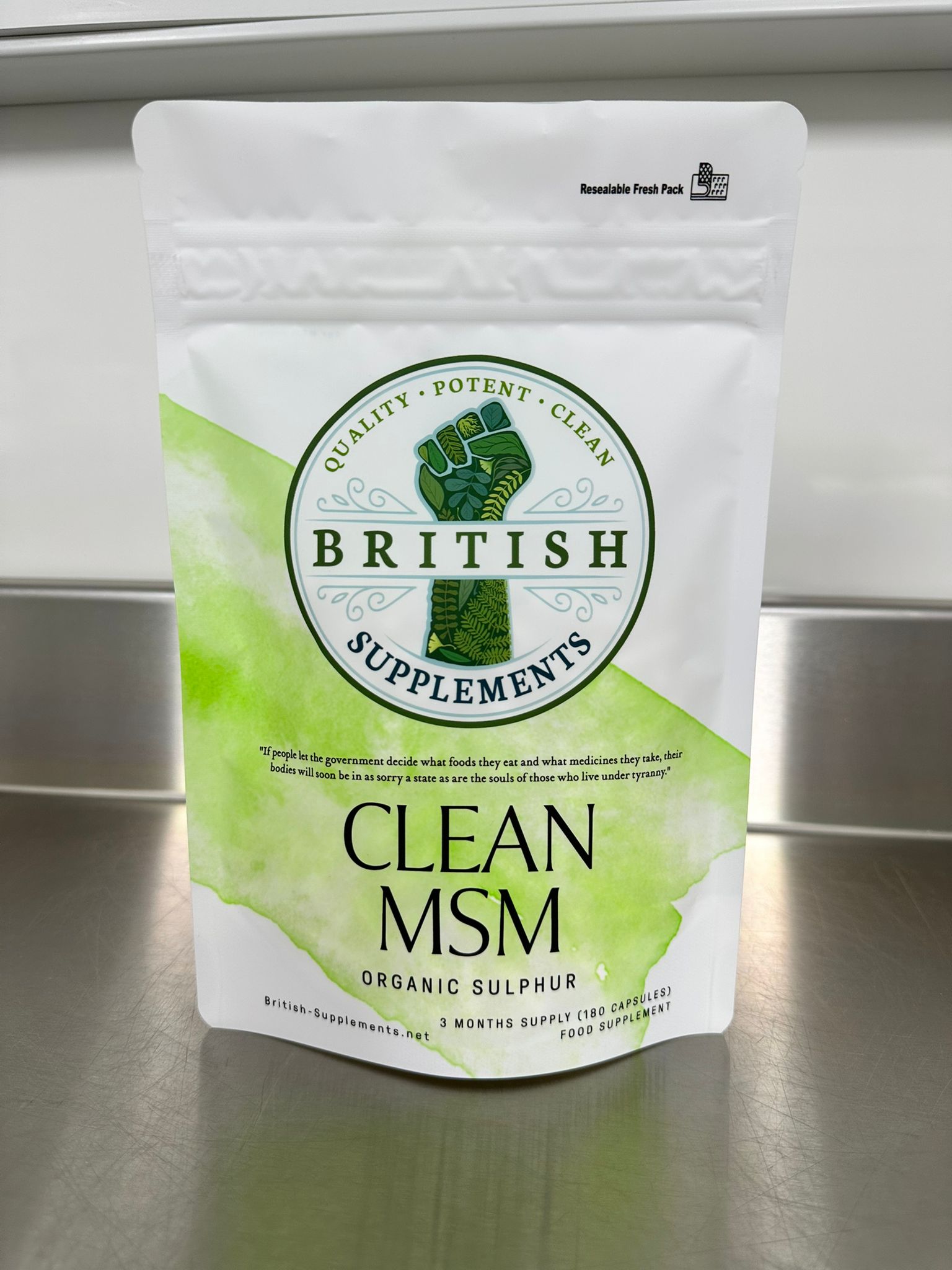 Clean Genuine MSM Supplement – British Supplements