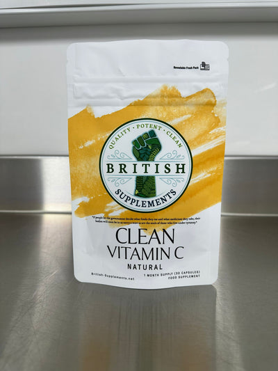 Clean Genuine Natural Vitamin C - British Supplements