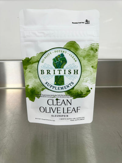 Clean Genuine Olive Leaf Extract + Uptake Blend - British Supplements